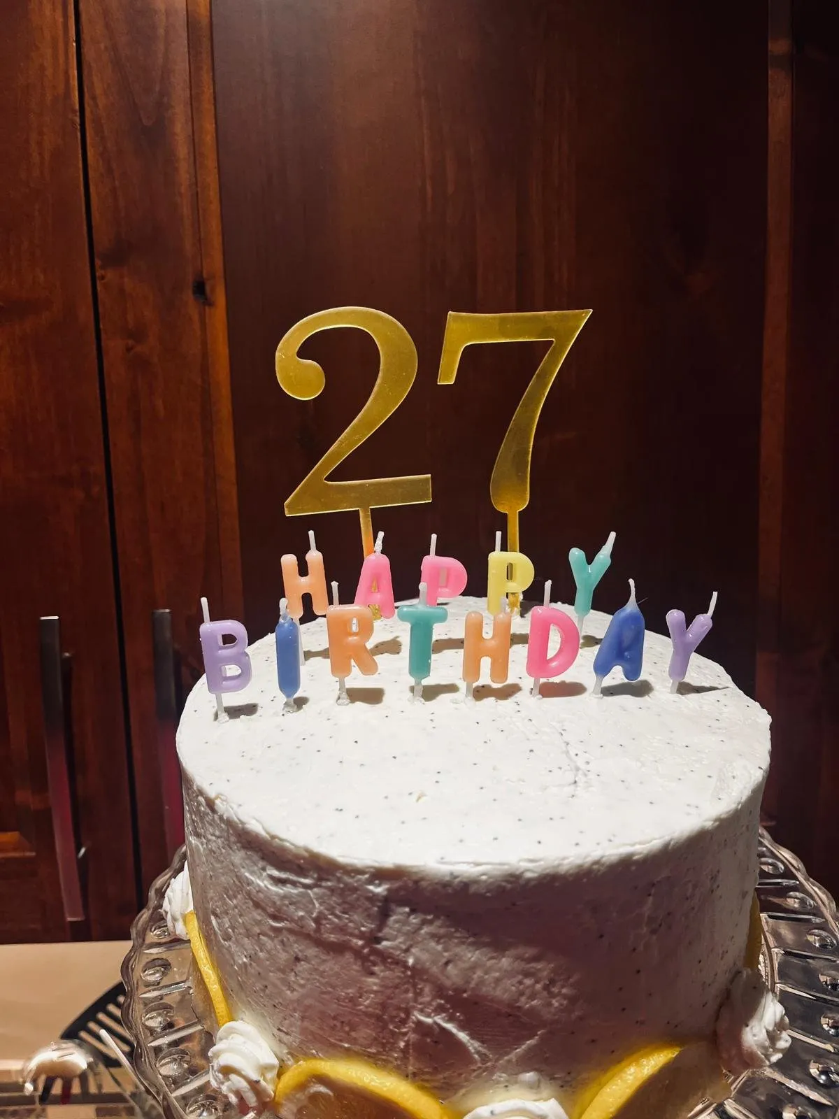 27th birthday cake