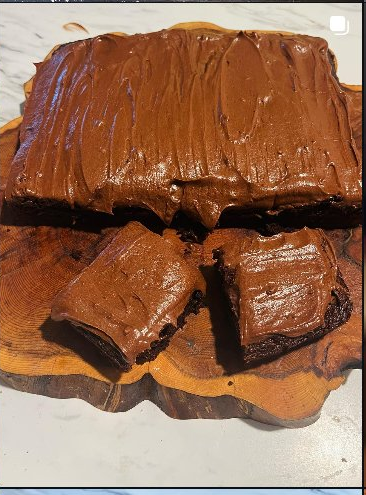 Chocolate frosted brownies