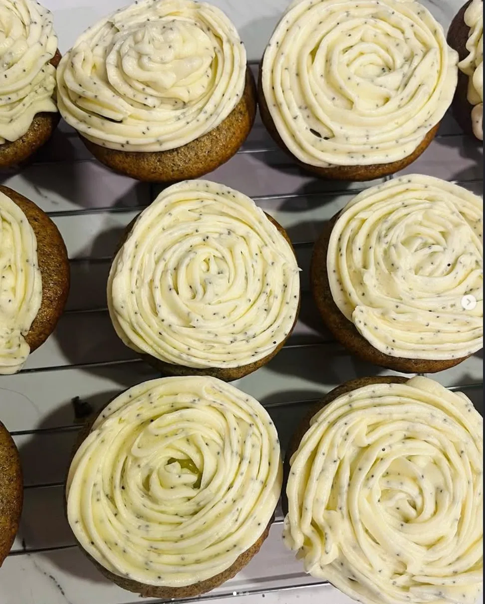 Lemon poppyseed cupcakes