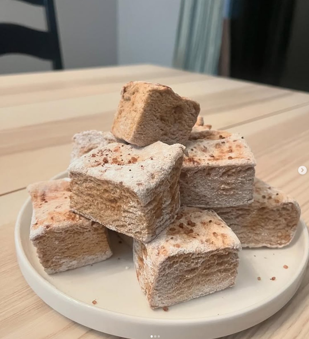 Homemade marshmallows