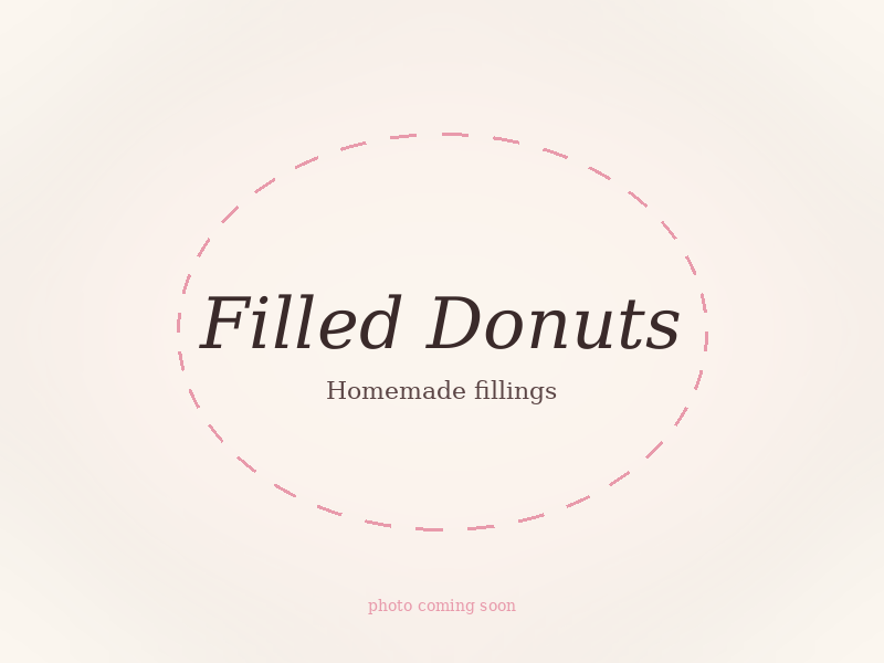 Gluten-free filled donuts